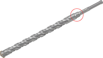 44385 Wiertło widiowe 35x540mm /1szt., uchwyt SDS-max, KVS-[S4], DIN8035, krzyżowa głowica wiercąca CROSS