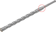 44385 Wiertło widiowe 35x540mm /1szt., uchwyt SDS-max, KVS-[S4], DIN8035, krzyżowa głowica wiercąca CROSS