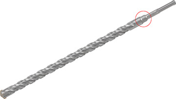 44435 Wiertło widiowe 35x740mm /1szt., uchwyt SDS-max, KVS-[S4], DIN8035, krzyżowa głowica wiercąca CROSS