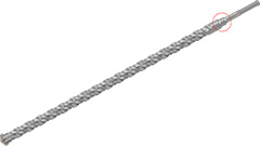 44490 Wiertło widiowe 40x940mm /1szt., uchwyt SDS-max, KVS-[S4], DIN8035, krzyżowa głowica wiercąca CROSS