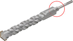 48240 Wiertło widiowe 40x310mm /1szt., uchwyt SDS-plus, KVS-[S4], DIN8035, 1-ostrzowa głowica wiercąca