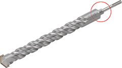 48290 Wiertło widiowe 40x400mm /1szt., uchwyt SDS-plus, KVS-[S4], DIN8035, 1-ostrzowa głowica wiercąca