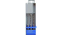 48491-1W Komplet wierteł do betonu 5-8mm /3szt. uchwyty SDS-plus, KVS-[S4], 1-ostrzowe głowice wiercące