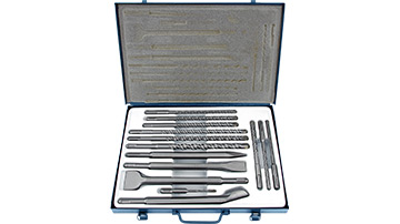 48497 Komplet wierteł i dłut do betonu 5-14mm /14szt. uchwyty SDS-plus, KVS-[S4], 1-ostrzowe głowice wie