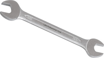 R-00125 Klucz płaski dwustronny 20x22mm_(CrV)-kuty na zimno