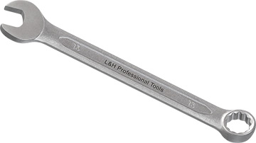 R-00213 Klucz płasko-oczkowy 13mm_(CrV)-kuty na zimno