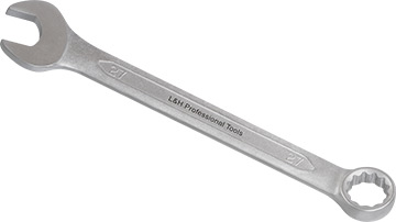 R-00227 Klucz płasko-oczkowy 27mm_(CrV)-kuty na zimno