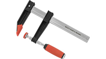 R-24230 Ścisk stolarski 250x120mm /1szt. typ F, system non-slip, DIN5117, TUV/GS