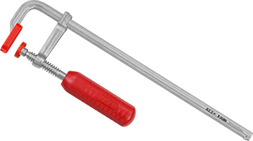 R-24304 Ścisk stolarski 300x60mm /1szt. typ F, stalowy kuty, rączka plastikowa