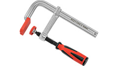 R-24310 Ścisk stolarski 160x80mm /1szt. typ F, stalowy kuty, rączka Duocolor