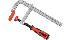 R-24311 Ścisk stolarski 200x80mm /1szt. typ F, stalowy kuty, rączka Duocolor