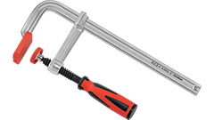 R-24312 Ścisk stolarski 250x80mm /1szt. typ F, stalowy kuty, rączka Duocolor