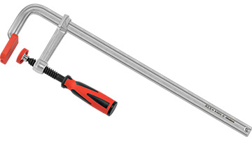 R-24314 Ścisk stolarski 400x80mm /1szt. typ F, stalowy kuty, rączka Duocolor