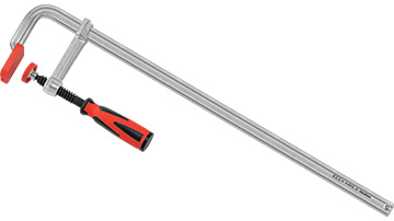 R-24315 Ścisk stolarski 500x80mm /1szt. typ F, stalowy kuty, rączka Duocolor