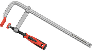 R-24332 Ścisk stolarski 400x120mm /1szt. typ F, stalowy kuty, rączka Duocolor