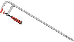 R-24335 Ścisk stolarski 800x120mm /1szt. typ F, stalowy kuty, rączka Duocolor