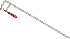 R-24336 Ścisk stolarski 1000x120mm /1szt. typ F, stalowy kuty, rączka Duocolor