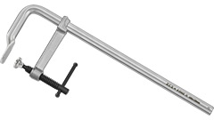 R-24432 Ścisk stolarski 400x120mm /1szt. typ F, stalowy kuty, rączka śrubowo-przetyczkowa