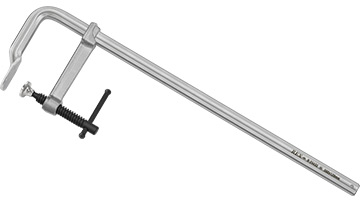 R-24433 Ścisk stolarski 500x120mm /1szt. typ F, stalowy kuty, rączka śrubowo-przetyczkowa