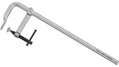 R-24433 Ścisk stolarski 500x120mm /1szt. typ F, stalowy kuty, rączka śrubowo-przetyczkowa