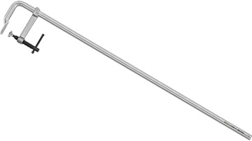 R-24436 Ścisk stolarski 1000x120mm /1szt. typ F, stalowy kuty, rączka śrubowo-przetyczkowa