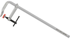 R-24444 Ścisk stolarski 600x140mm /1szt. typ F, stalowy kuty, wzmocniony, rączka śrubowo-przetyczkowa