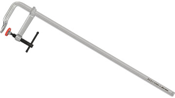 R-24445 Ścisk stolarski 800x140mm /1szt. typ F, stalowy kuty, wzmocniony, rączka śrubowo-przetyczkowa