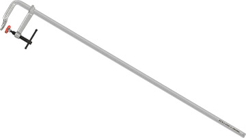 R-24447 Ścisk stolarski 1250x140mm /1szt. typ F, stalowy kuty, wzmocniony, rączka śrubowo-przetyczkowa