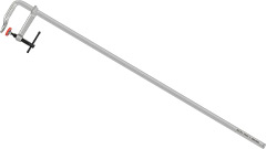 R-24447 Ścisk stolarski 1250x140mm /1szt. typ F, stalowy kuty, wzmocniony, rączka śrubowo-przetyczkowa