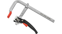 R-24530 Ścisk stolarski 250x120mm /1szt. typ F, stalowy kuty, rączka zapadkowa