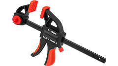 R-24920 Ścisk szybkozaciskowy 6", 150x63mm /1szt. rączka Duocolor