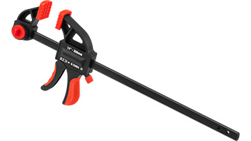 R-24924 Ścisk szybkozaciskowy 14", 350x63mm /1szt. rączka Duocolor