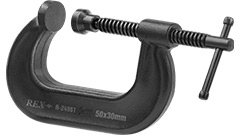 R-24961 Ścisk śrubowy 2", 50x30mm /1szt. typ C, stalowy kuty