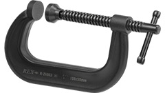 R-24963 Ścisk śrubowy 4", 100x50mm /1szt. typ C, stalowy kuty