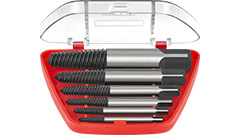 R-59996 Komplet wykrętaków do urwanych śrub (zakres M3-MF24) /6szt. (HSS-M2)