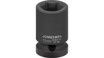 S03A4115 Klucz nasadowy 1/2"-15mm_(Cr-Mo) udarowy 6-kątny