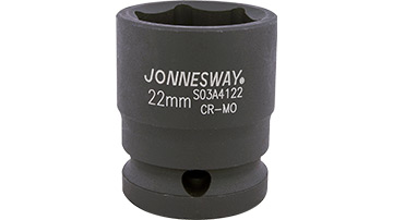 S03A4122 Klucz nasadowy 1/2"-22mm_(Cr-Mo) udarowy 6-kątny