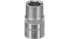 S04H4113 Klucz nasadowy 1/2"- 13mm_(CrV)_  6-kątny