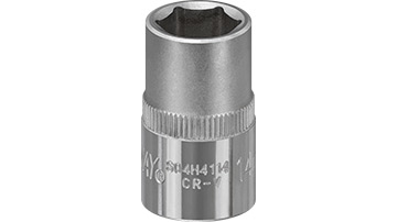 S04H4114 Klucz nasadowy 1/2"- 14mm_(CrV)_  6-kątny