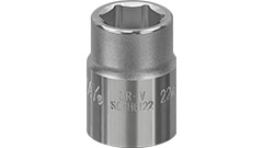 S04H6122 Klucz nasadowy 3/4"- 22mm_(CrV)_  6-kątny