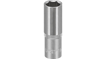 S04HD4117 Klucz nasadowy 1/2"- 17mm_(CrV)_długi_  6-kątny
