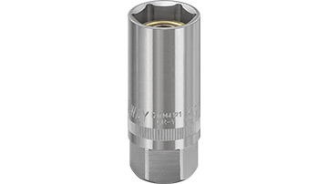 S17M4121 Klucz nasadowy 1/2"- 21mm_(Cr-Mo)_do świec zapłonowych