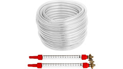 ST428650 Poziomnica wodna dł.18m_2 menzurki pomiarowe