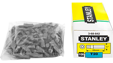 ST688423 Kpl.końcówek Bits T20x25mm/100szt.