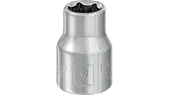 ST863041 Klucz nasadowy 3/8"-  9mm_  6-kątny_(Cr-V)