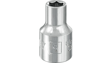 ST865091 Klucz nasadowy 1/2"-  9mm_  6-kątny_(Cr-V)
