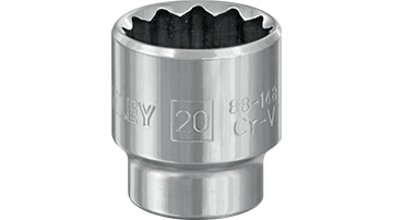 ST881481 Klucz nasadowy 3/8"-20mm_12-kątny_(Cr-V)