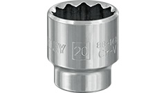 ST881481 Klucz nasadowy 3/8"-20mm_12-kątny_(Cr-V)