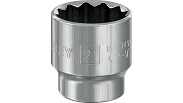 ST881491 Klucz nasadowy 3/8"-21mm_12-kątny_(Cr-V)